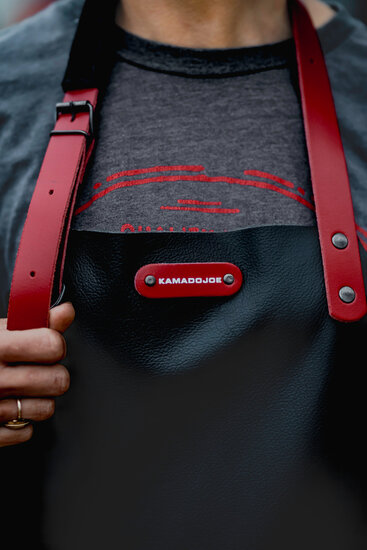 Kamado Joe Leren Schort Flame Keeper zwart