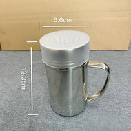 BarbecueXXL RVS Rub Shaker Large met kunstoffen deksel