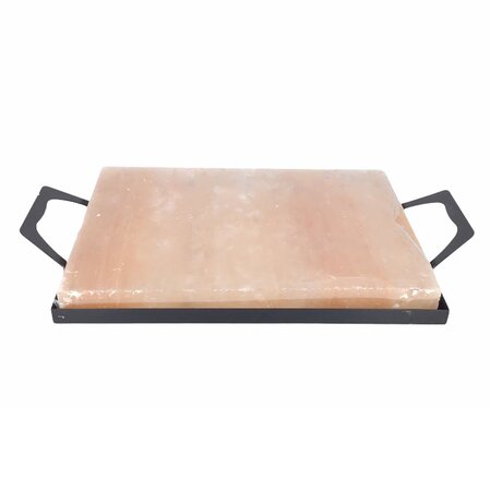 Himalaya zoutsteen met houder 30x20x3,2cm