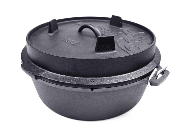 Valhal Gietijzeren Dutch Oven 8.1L zonder pootjes