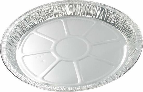 BarbecueXXL Aluminium ronde Drippan 33 cm 5 stuks