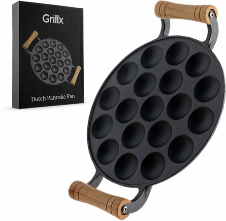 GrillX Poffertjespan Dutch Pancake Pan