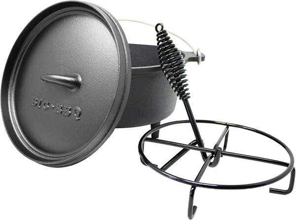 BarbecueXXL BIG-BBQ Dutch Oven 4QT - 3 liter met pootjes