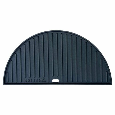 Keij Kamado Half Moon Cast Iron Griddle Large