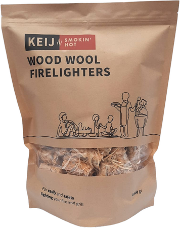 Keij Kamodo Aanmaak Houtwol 1kg