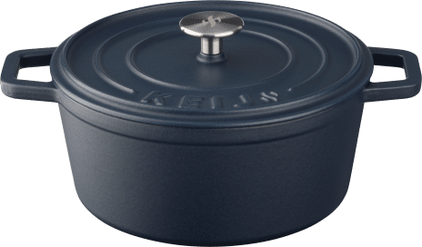Keij Kamado Dutch Oven 0,5L Blauw geëmailleerd