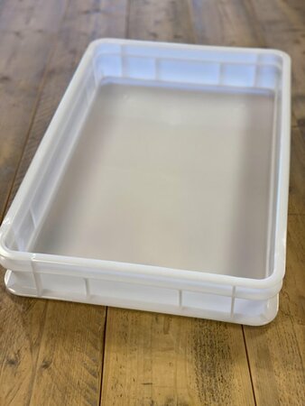 Pizza deegkrat 60x40x10 cm Deegbak voor 12 pizzabollen – GEBRUIKT